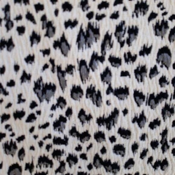 Ann Taylor Loft White Gray Leopard Print Day To Night Mini Pencil Skirt Sz S - Picture 4 of 12